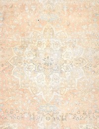 Beige Persien Persisk Vintagetæppe 327 x 230 cm - view 4