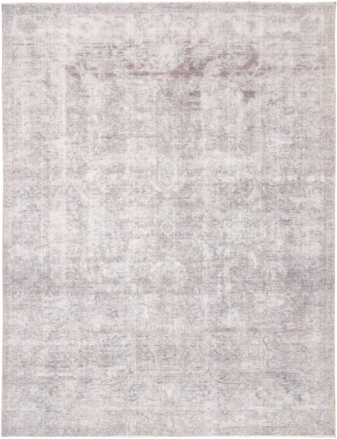 Grau Persien Persischer Vintage Teppich 295 x 185 cm