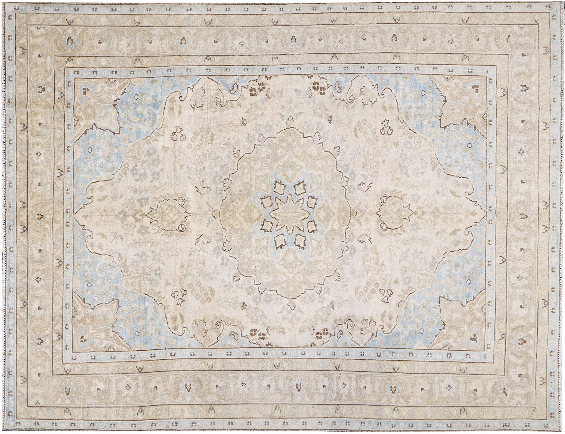 Persisk Vintagetæppe  beige <br/>290 x 202 cm