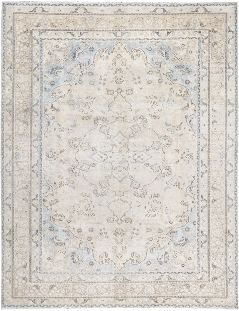 Beige Persien Persischer Vintage Teppich 294 x 190 cm