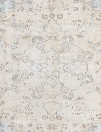 Beige Persiano Tappeto vintage persiano  294 x 190 cm