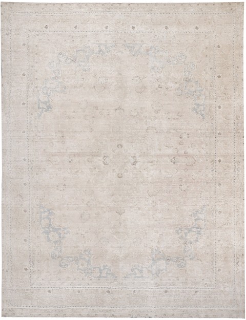 Beige Persien Persischer Vintage Teppich 360 x 290 cm