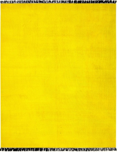 Gelb Türkei Vintage Teppich 293 x 190 cm