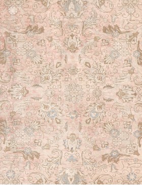 Beige Persien Persischer Vintage Teppich  200 x 187 cm