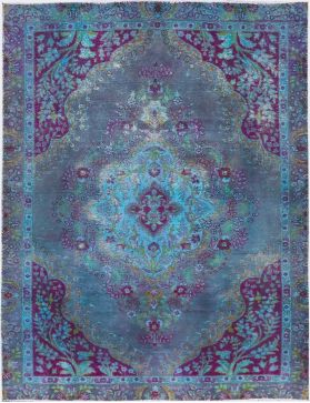 Tappeto vintage persiano  turchese <br/>275 x 182 cm