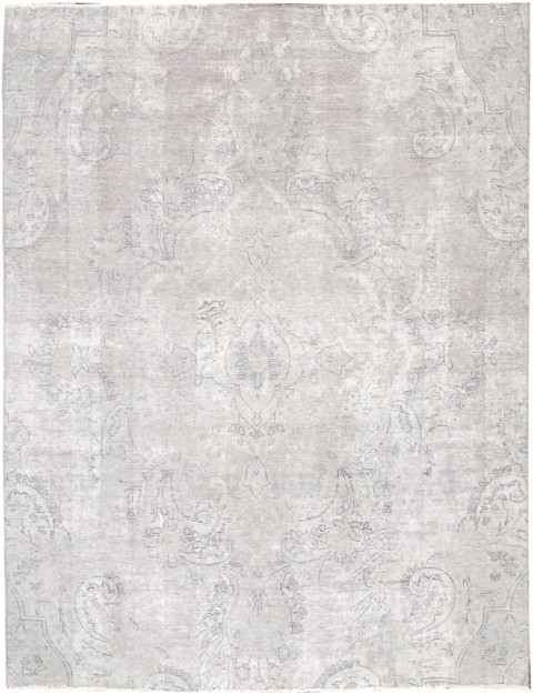 Grau Persien Persischer Vintage Teppich 270 x 190 cm