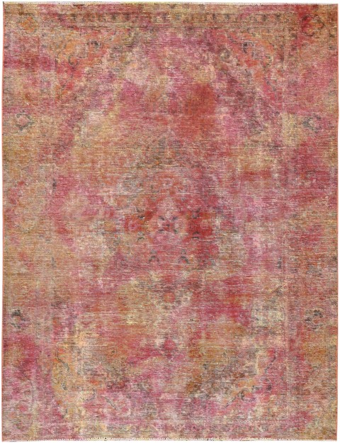 Mehrfarbig Persien Persischer Vintage Teppich 260 x 188 cm