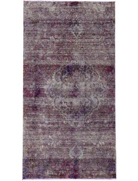 Lilla Persien Persisk Vintagetæppe  215 x 118 cm