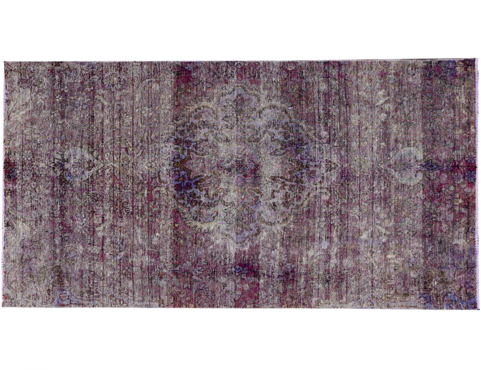Perzisch Vintage Tapijt  purper <br/>215 x 118 cm
