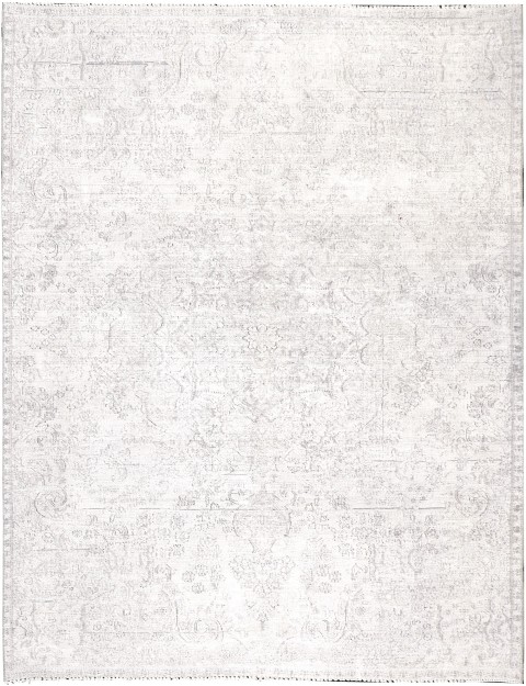 Grau Persien Persischer Vintage Teppich 283 x 187 cm