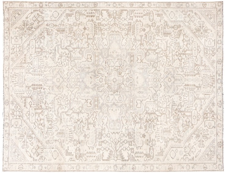 Beige  Persia Persian Vintage Carpet  235 x 145 cm