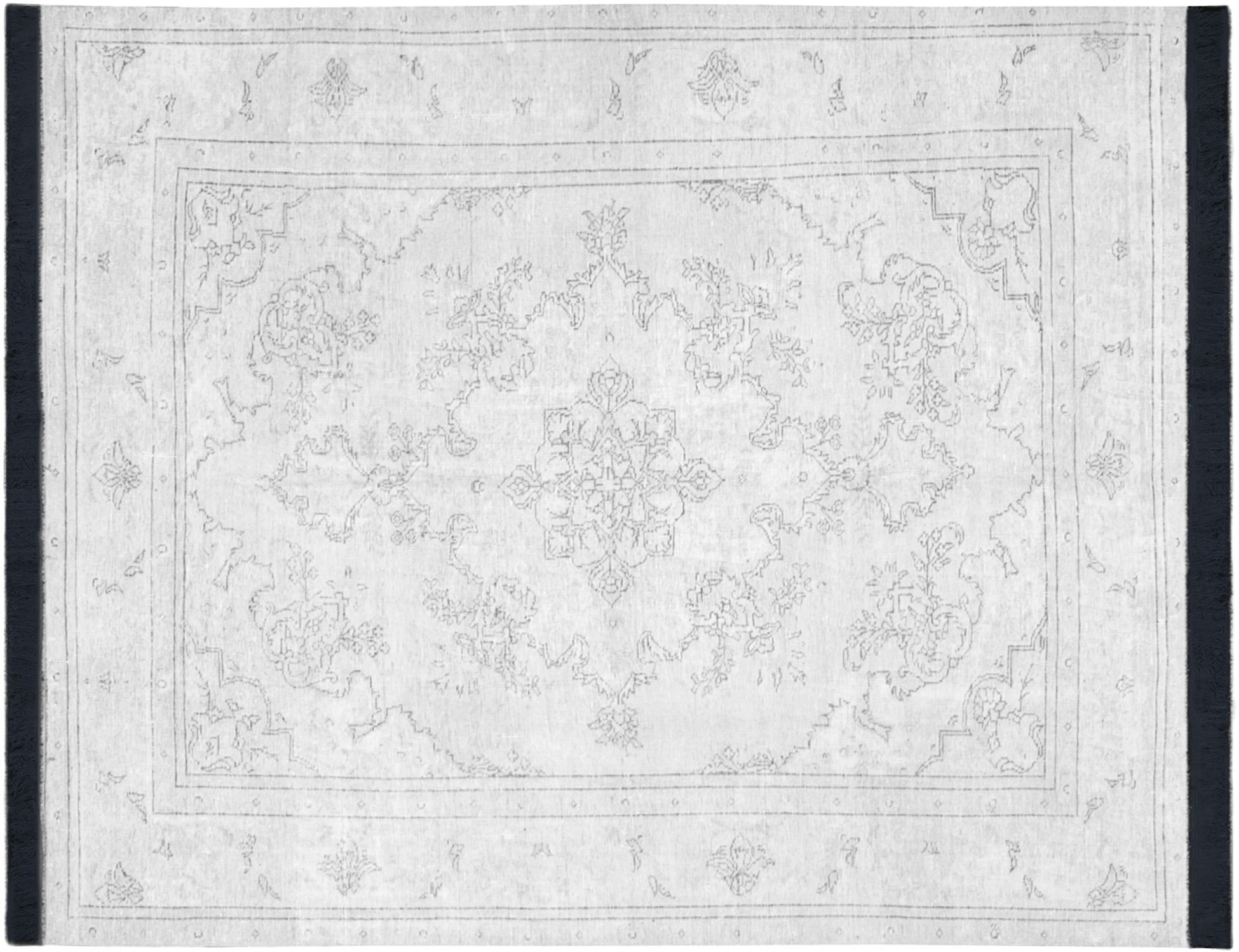Tappeto vintage persiano  grigo <br/>286 x 197 cm