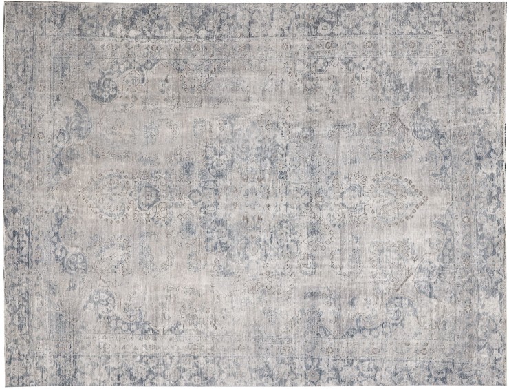Bleu Persan Tapis Persan vintage  300 x 210 cm