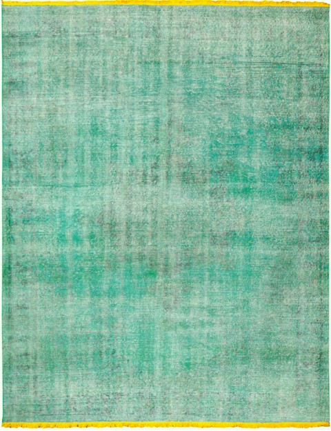 Grön Turkiet vintage matta  332 x 196 cm