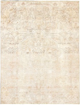 Beige Persia Alfombra persa vintage  225 x 140 cm