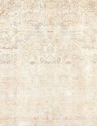 Beige Persa Alfombra persa vintage  225 x 140 cm