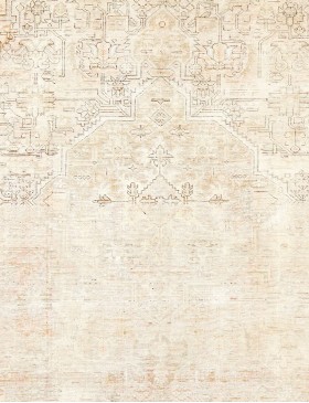 Beige Persia Alfombra persa vintage  225 x 140 cm