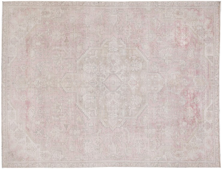 Beige Persiano Tappeto vintage persiano  279 x 176 cm