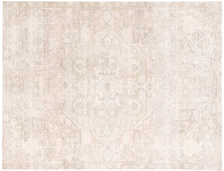 Beige Persiano Tappeto vintage persiano  230 x 145 cm
