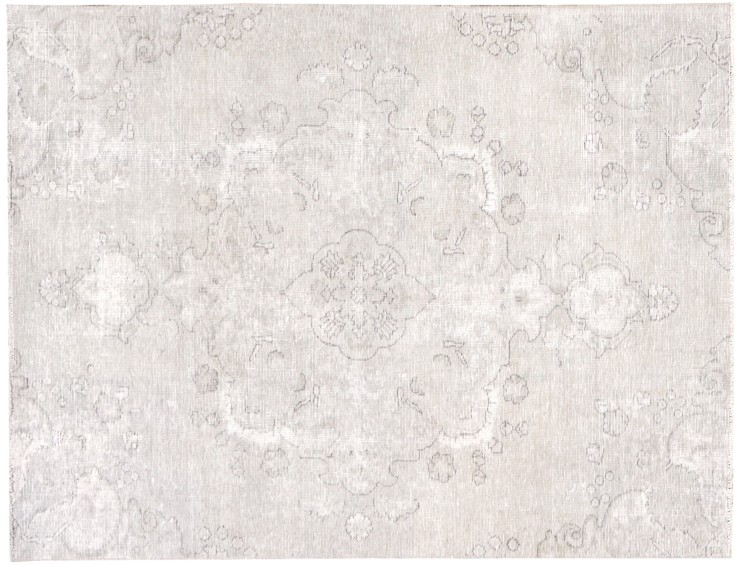 Grau Persien Persischer Vintage Teppich  210 x 130 cm