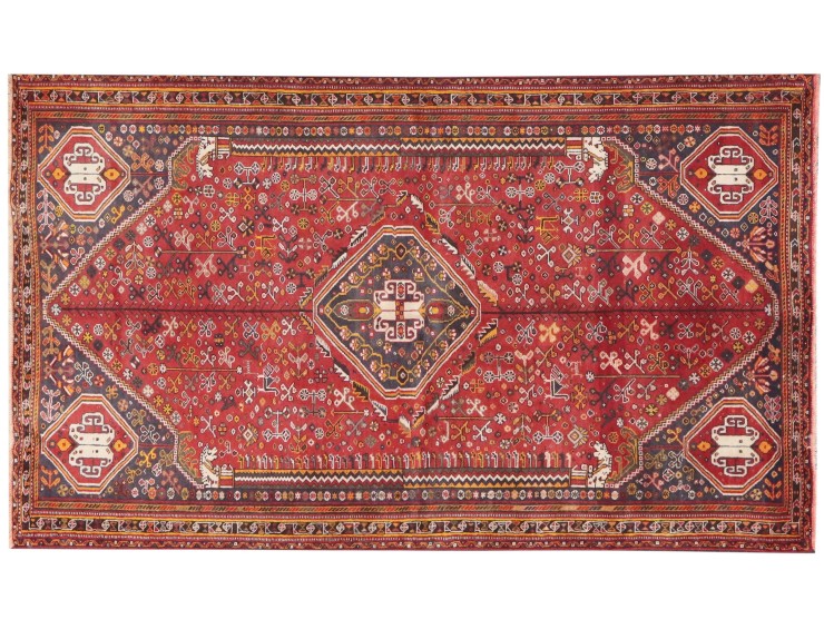 Rouge Persan Tapis persan  244 x 145 cm