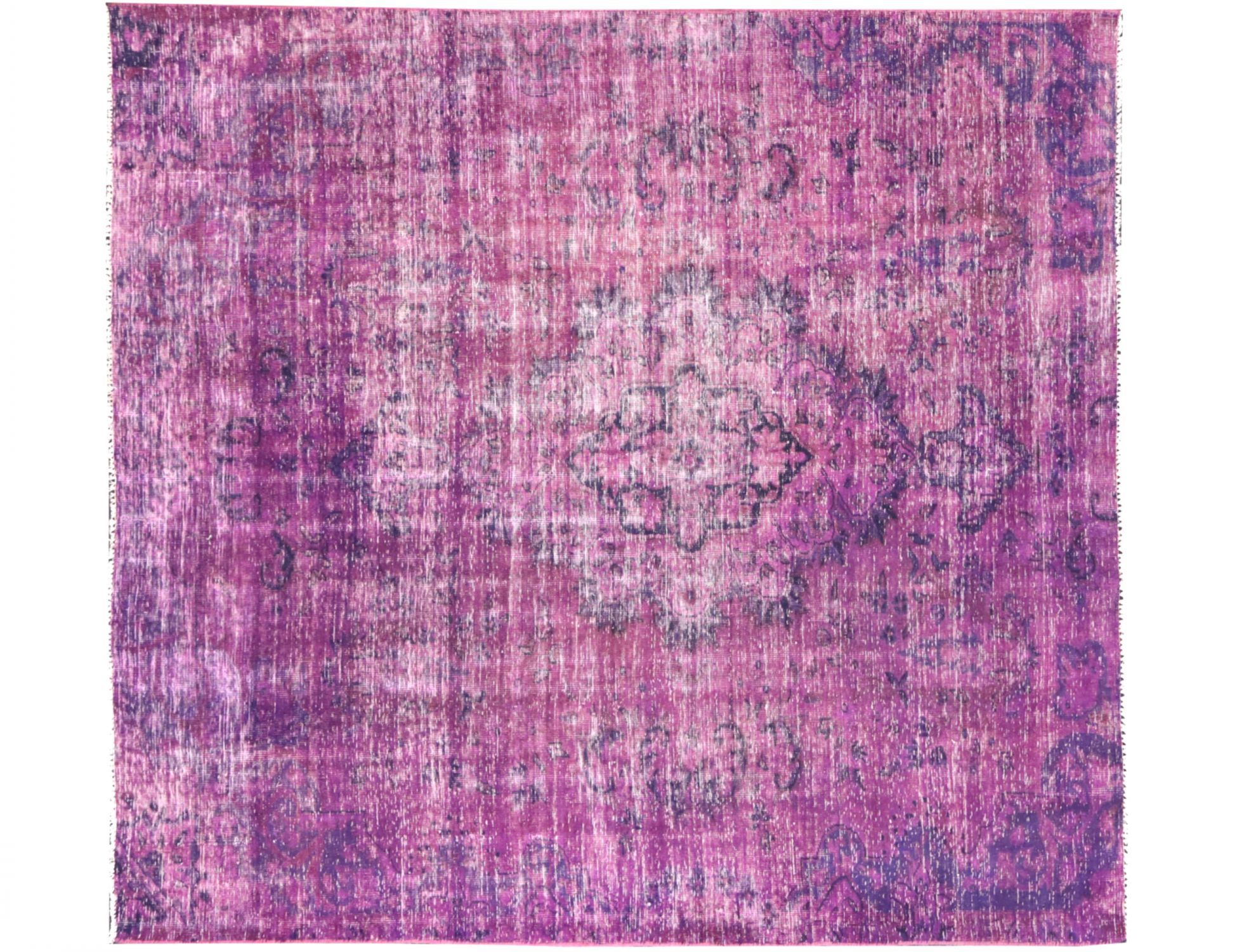 Square  Vintage Carpet  purple  <br/>220 x 190 cm