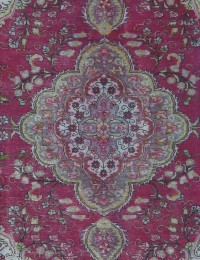 Green  Persia Persian Vintage Carpet  265 x 177 cm