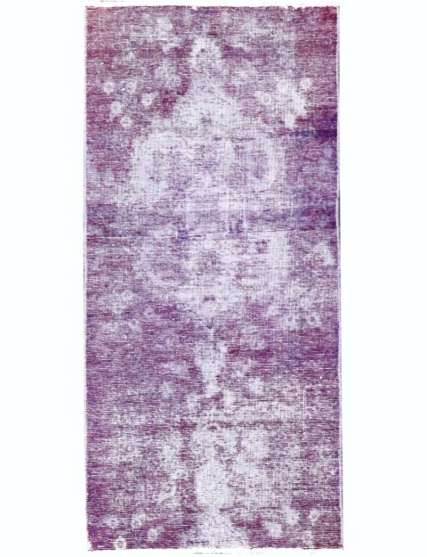 Lila Persien Persischer Vintage Teppich 150 x 70 cm