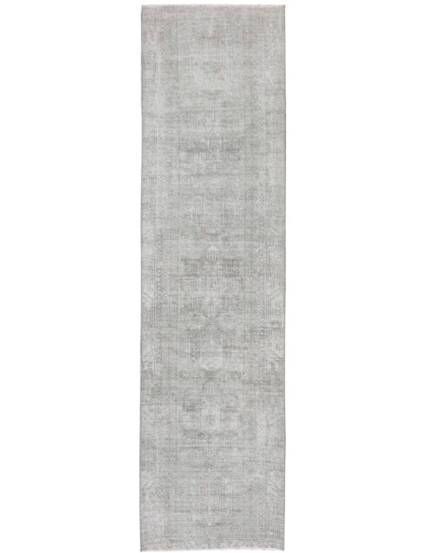 Grün Persien Persischer Vintage Teppich 320 x 83 cm