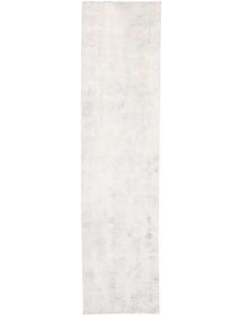 Grau Persien Persischer Vintage Teppich 300 x 75 cm
