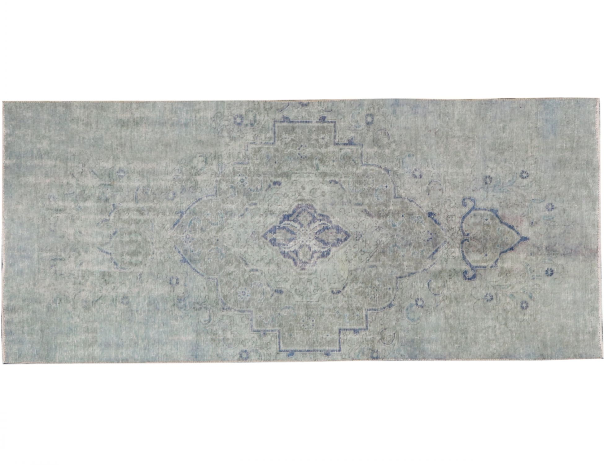 Persischer Vintage Teppich  grün <br/>240 x 105 cm