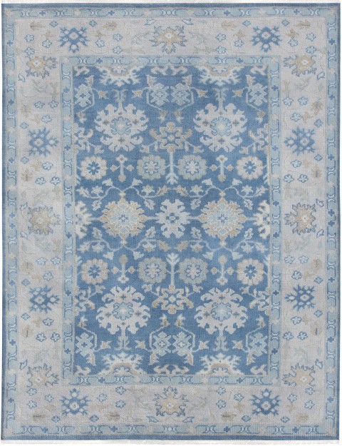 Blau Indien OUSHAK Indo 268 x 190 cm