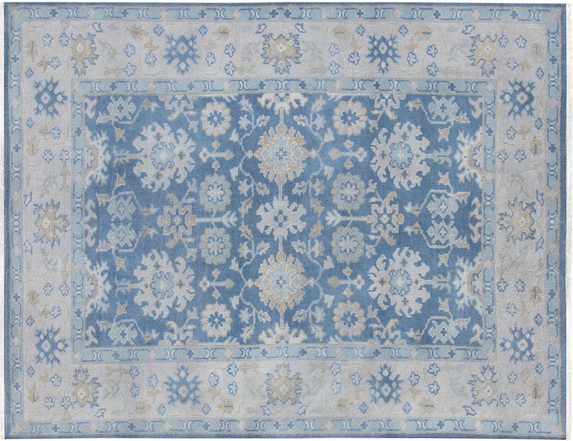 OUSHAK Indo  blu <br/>268 x 190 cm