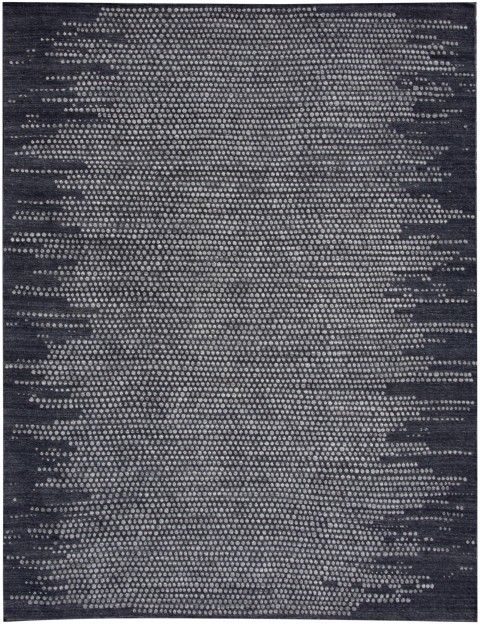 Schwarz Indien Pure Wolle 366 x 282 cm