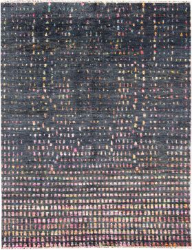 Taj Wolle & Seide  schwarz <br/>305 x 200 cm