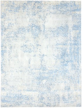 Blå India Pure Ull  365 x 273 cm