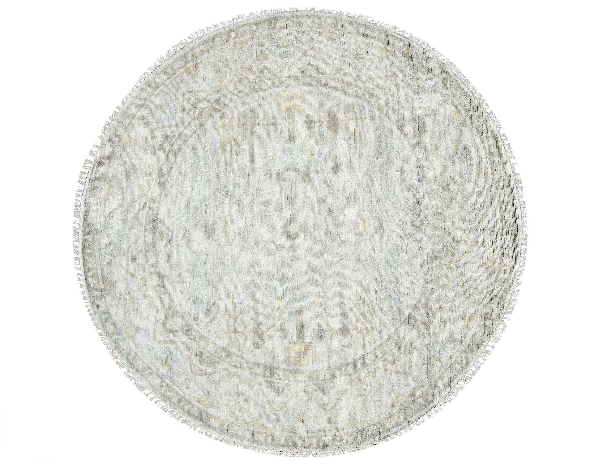 OUSHAK Indo  beige <br/>240 x 245 cm