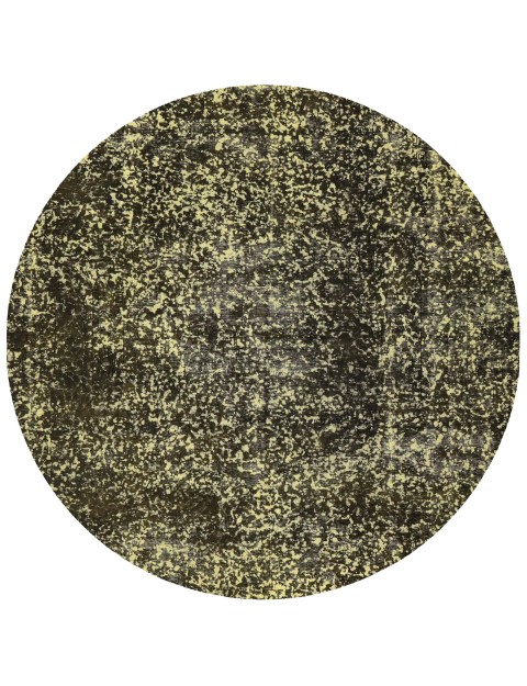 Gelb Persien Persischer Vintage Teppich  200 x 200 cm