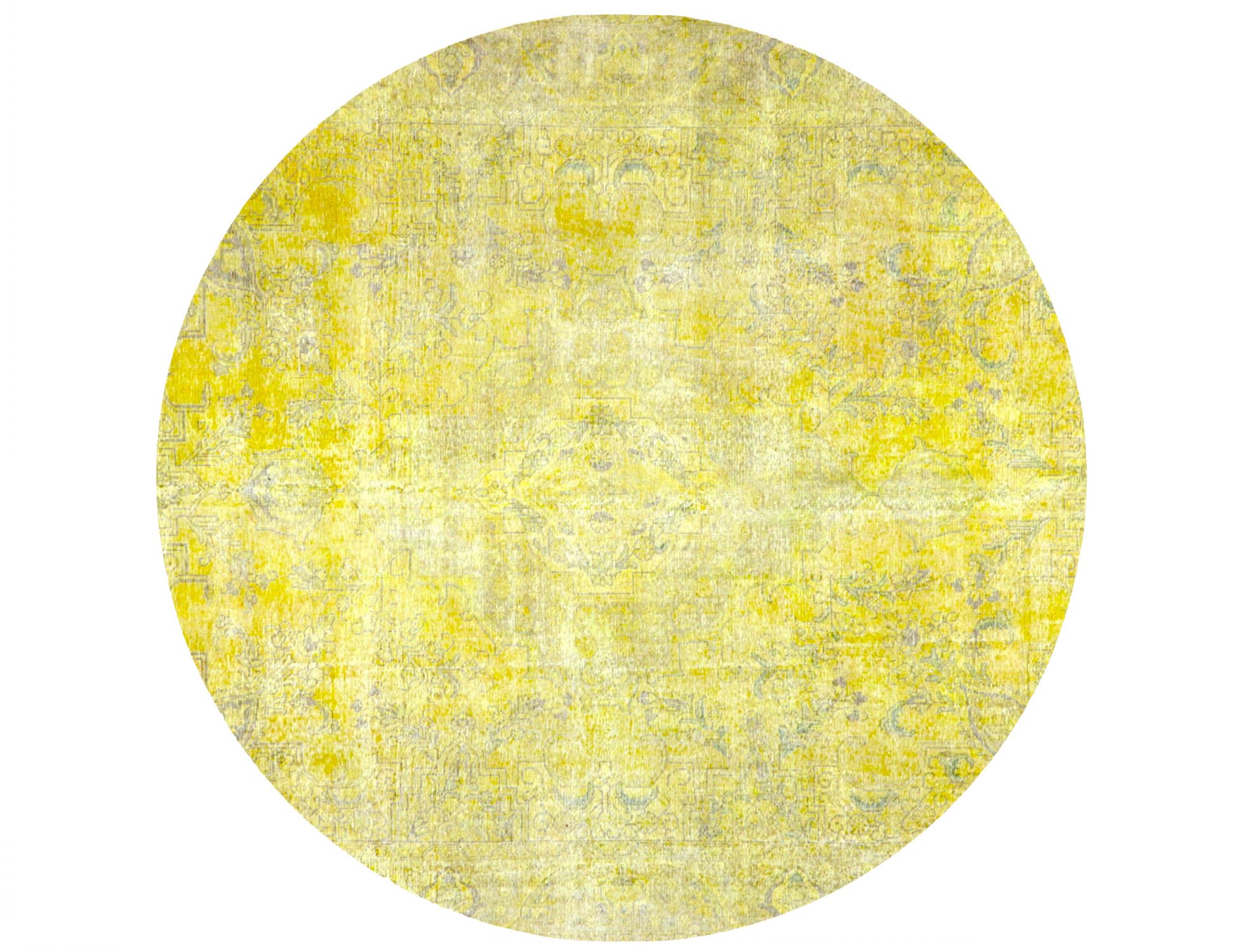 Tappeto vintage persiano  giallo <br/>270 x 270 cm