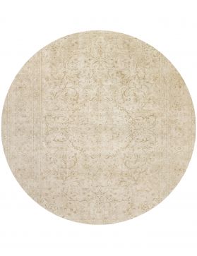 Round  Vintage Carpet  beige  <br/>290 x 290 cm