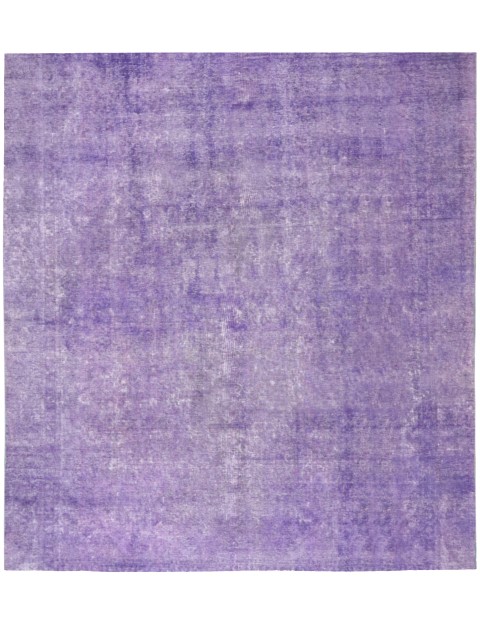 Lila Persien Persischer Vintage Teppich 275 x 275 cm
