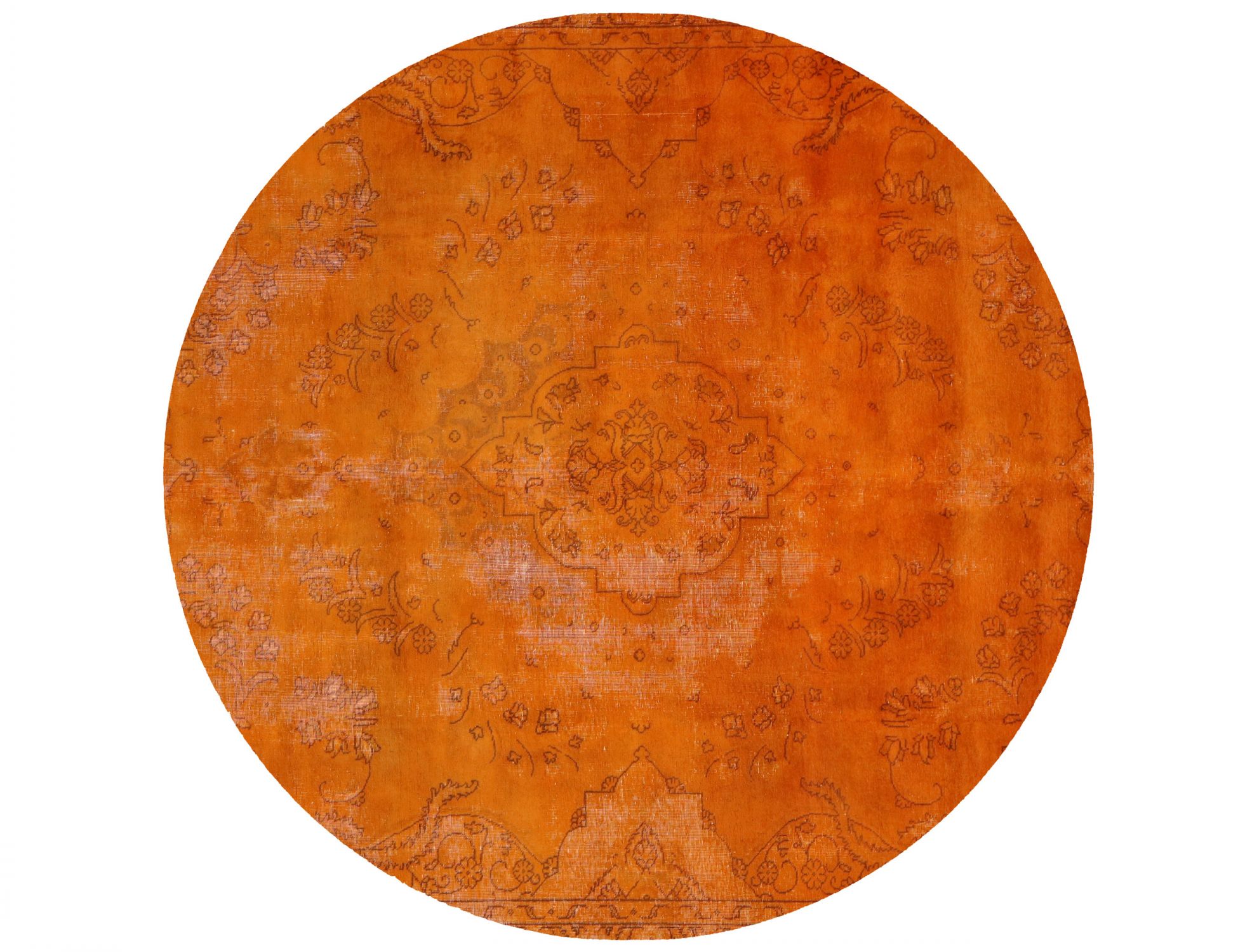 Tappeto vintage persiano  arancione <br/>217 x 217 cm