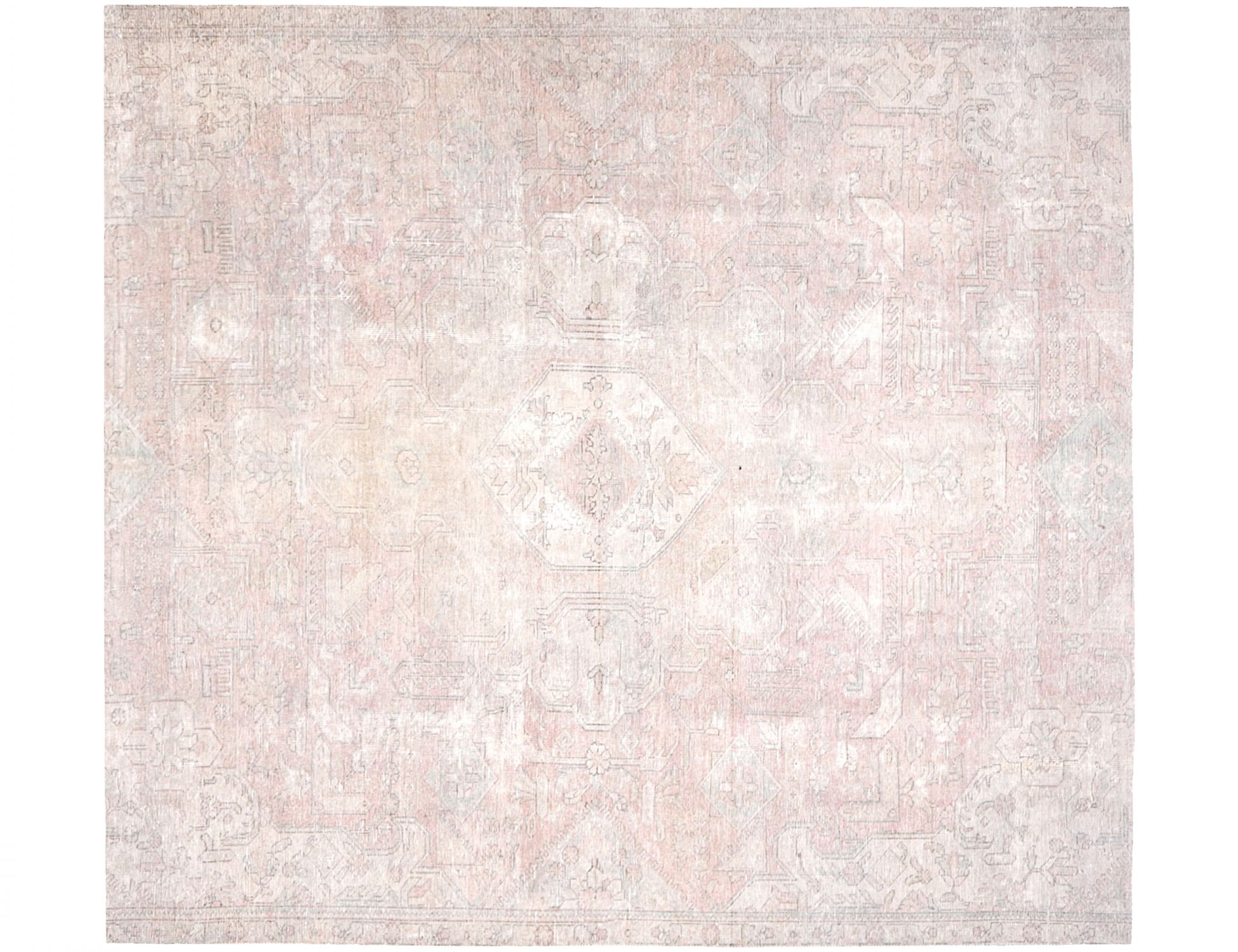 Tappeto vintage persiano  beige <br/>220 x 220 cm
