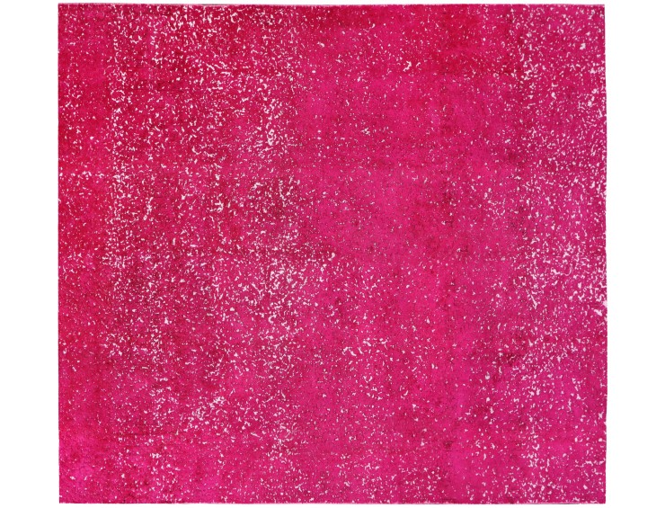 Rosa Persien Persischer Vintage Teppich  220 x 220 cm