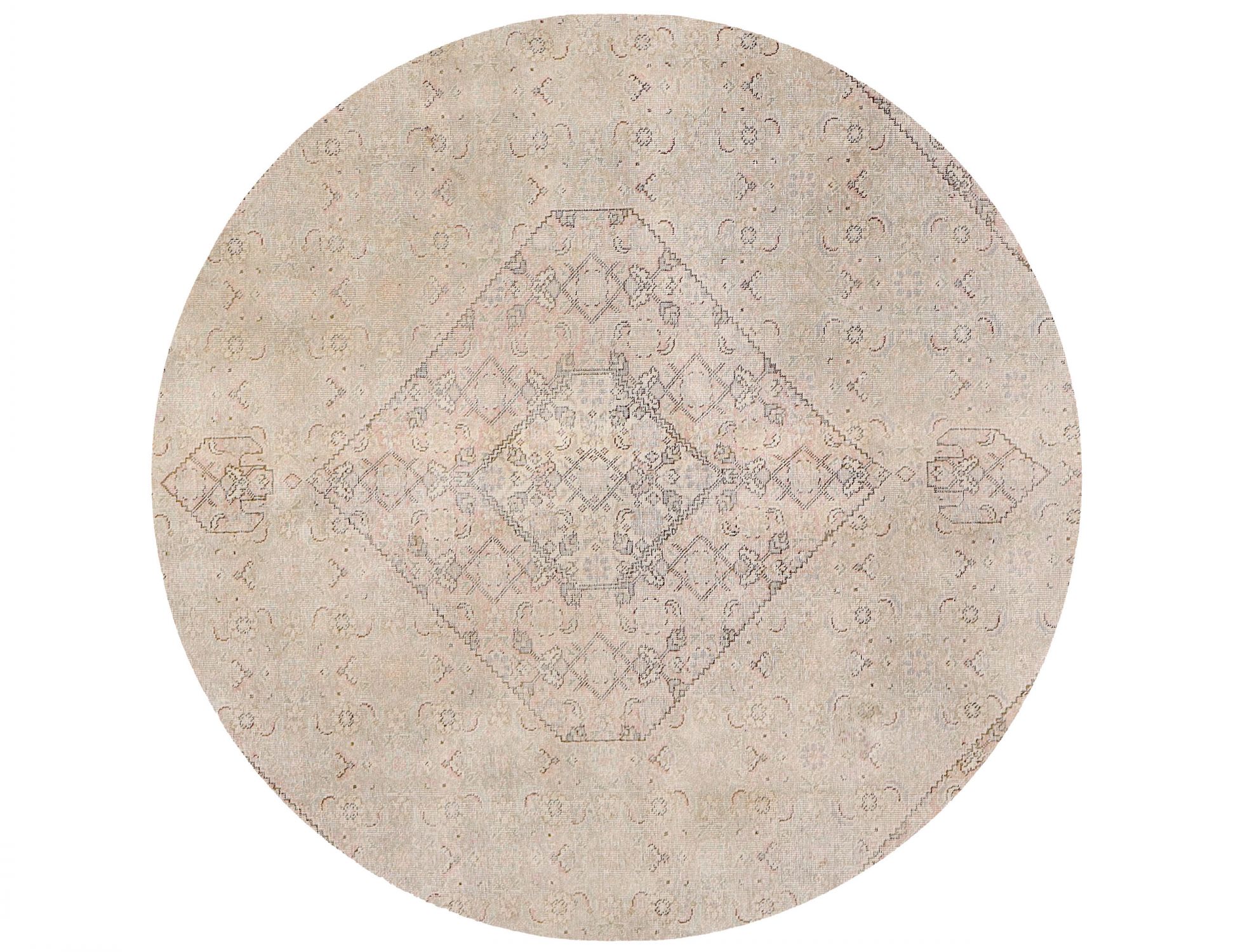 Tappeto vintage persiano  beige <br/>195 x 195 cm