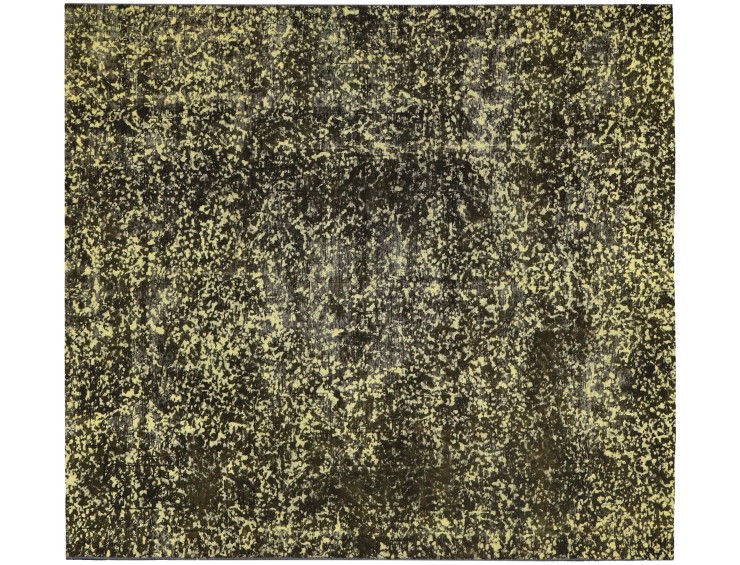 Gul Persien Persisk Vintagetæppe  200 x 200 cm