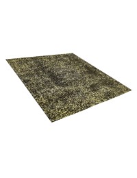 Gul Persien Persisk Vintagetæppe  200 x 200 cm
