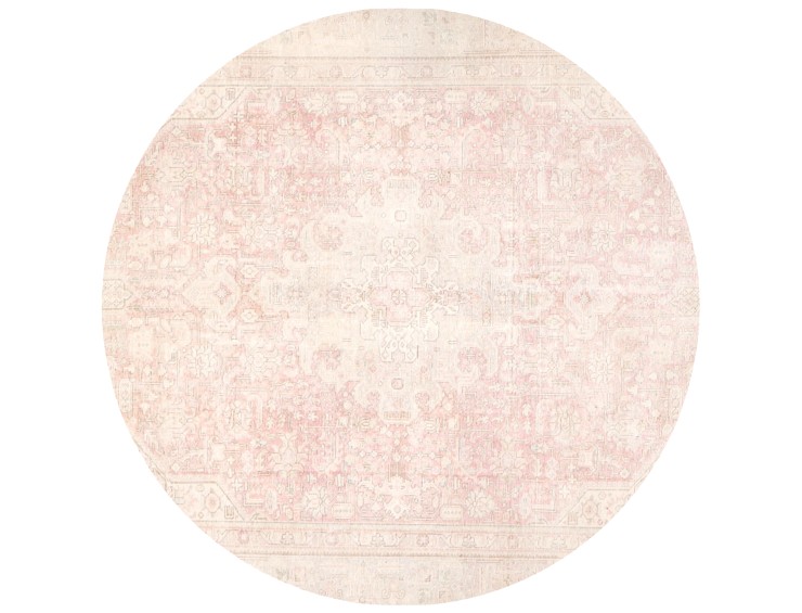 Beige Persiano Tappeto vintage persiano 215 x 215 cm