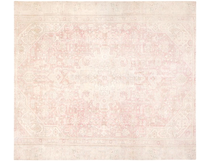 Beige Persa Alfombra persa vintage 260 x 215 cm