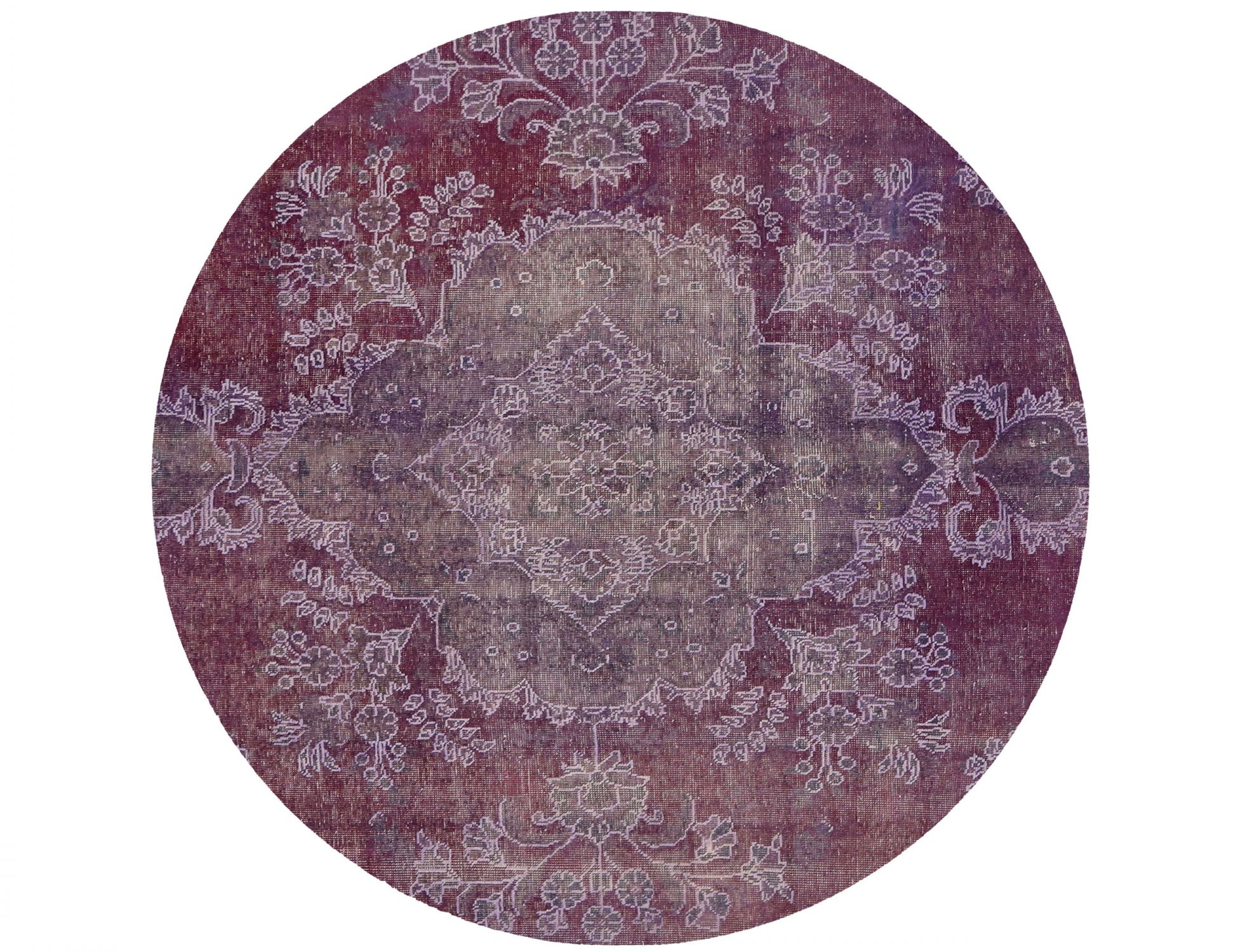Round  Vintage Carpet   207 x 207 cm